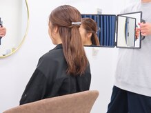ユエ 日本橋店(YUE)/ヘアセットは約10分間