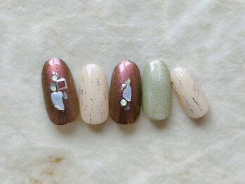 シード(Seed)/オータムカラーネイル ¥11000