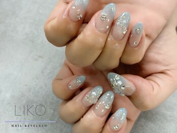 リコ(LIKO)/キラキラグラデーションネイル