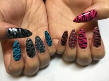 ラウト デコレーションアンドネイルサロン(Lauto Decoration&Nail Salon)/ゼブラスカルプネイル