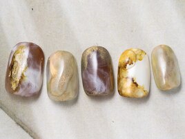 秋色ニュアンスネイル