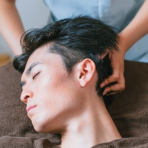 【★睡眠の悩み眼精疲労に】ドライヘッドスパ90分 デコルテ付￥9,980→\8,980