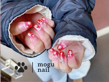 クリスマスネイル/雪の結晶