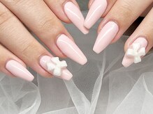 ジェミニ(Gemini)/春ネイル/ピンク/リボン/西新宿