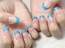 カラーフレンチネイル