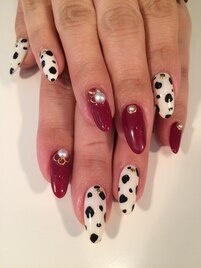 ダルメシアンネイル