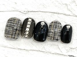 ブラックツイード￥10550