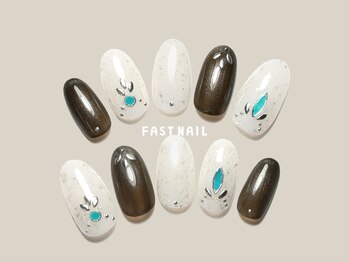 ファストネイル 川越駅前店(FASTNAIL)/梅雨ネイル 【12187】