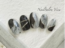 ヴィカ(Vica)/大理石ネイル♪