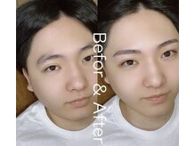 エス 浦添(S)/メンズ眉Before&After