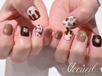 アクイユ 銀座店(ACCUEIL)/チョコレートネイル
