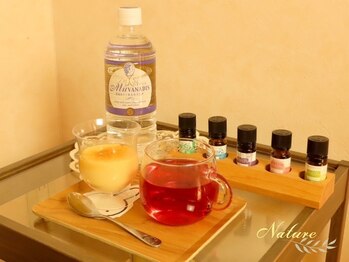 小顔アンドリラクゼーションサロン ナチュール(Nature)/こだわりの最高級アロマオイル　