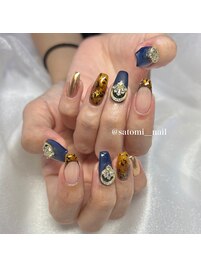 satomi担当:秋ネイル