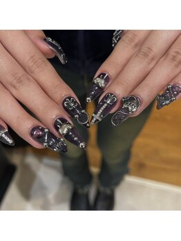 リンドネイル バイ モカ アンド ララ(Lind nail by moca and LaLa)/10本アート