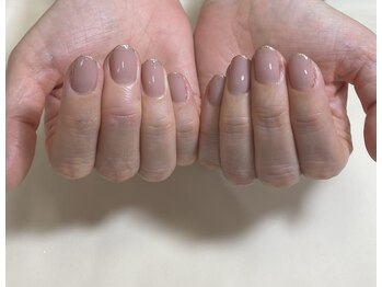 肌魅せカラー＋ラメライン