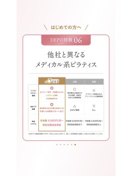 デップ 鳥栖店(DEP)/ピラティス多店舗との違い