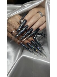 奥行きあるホログラデーション
