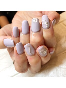 ネイルギャラリーアヴァン(NAIL GALLERY Avant)/マット×ストーン