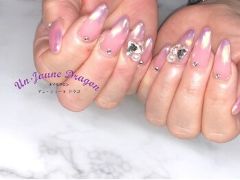 アン ジョーヌドラゴ/【自爪ネイル】オーロラネイル