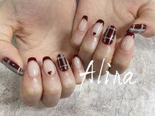 エリナネイルサロン池袋(Alina Nail Salon)/チェックネイル