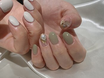 アンネ 梅田 GRACE店(ANNE)/ちぐはぐネイル