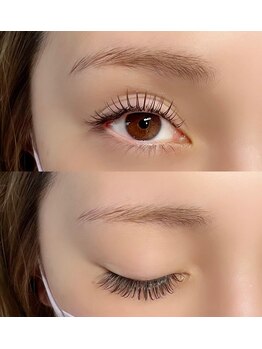 ラッシュラッシュ 八王子(LashRush)/ブラウンカラーフラットラッシュ