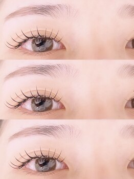 クレアラルーチェ 明石駅前(Crea la Luce)の写真/ナチュラルEYE★フラットラッシュ【100本まで￥4600/120本￥5700/付放￥6300】密着度が高いから持続力UP♪