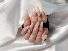 ティーアンドビー ネイルスタジオ(T&B NAIL STUDIO)/トレンドワンホンちゅるんネイル
