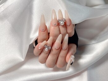 ティーアンドビー ネイルスタジオ(T&B NAIL STUDIO)/トレンドワンホンちゅるんネイル