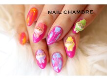 ネイル シャンブル(nail CHAMBRE)/ラブブ＆マーブルネイル