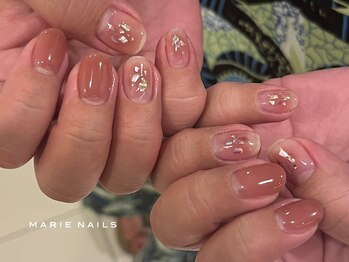 マリーネイルズ 心斎橋店(MARIE NAILS)/定額¥6,600 シェル 0911a
