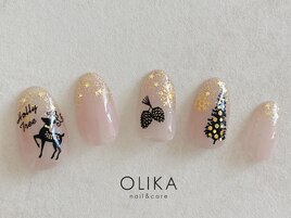 クリスマスネイル