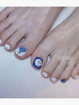 レリーズ ネイル(Lelys nail)/クリスマスフットネイル