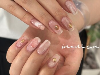 モニカ(MONICA)の写真/【持ち込みOK！10本アート¥7500】可愛さ×カジュアルさを押さえたデザインが得意★再現度の高さにも定評◎