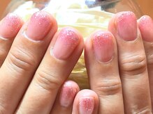 ネイルズ ララ(nails Lala)/ピンクラメグラデーション