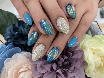 ディーネイル 天王寺(D-nail)/【田坂】ハワイアンnail