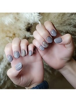 ローラネイル(Roller nail)/ジェルシンプルコース¥6500