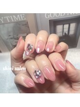 シンイサロン(shini salon)/my nail＾＾ビジューがすき＾＾