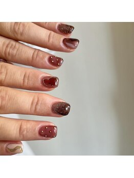 プリュネ(Prune)/インク/ブラウン/パープル