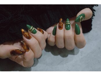 ネイル フライガール(nail FLY GIRL)/べっ甲ネイル