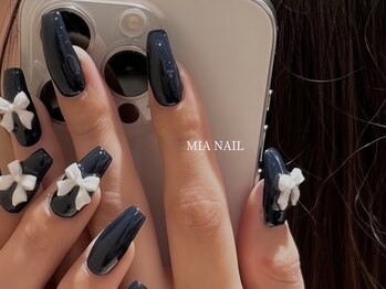 ミア ネイル 高槻市店(MIA NAIL)の写真/シンプル、ショートネイル、オフィス向けデザインも細部までこだわり繊細でうる艶可愛いネイルに＊