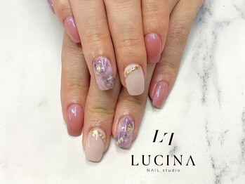 ネイルスタジオ ルキナ(LUCINA)/c-267 大人上品ニュアンスネイル