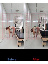 ピラティスエルエー(pilates LA)/たった1回のビフォーアフター