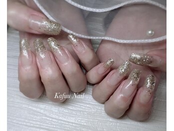 カフーネイル(Kafuu Nail)/スカルプ×ラメグラデーション