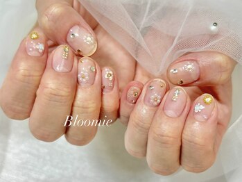 サロン ブルーミー 大井町店(Salon Bloomie)/クリアベースストーンネイル