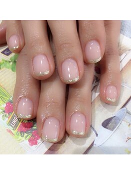 ネイル シスター(nail sister)/ラメフレンチ