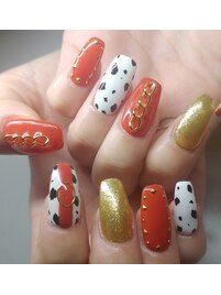 ダルメシアンネイル