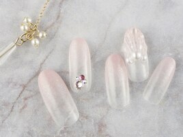 グラデーション人魚ネイル