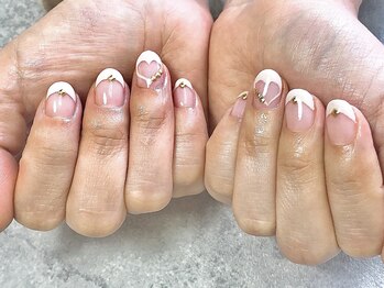 ティーエス ネイル ガーデン(T.S Nail Garden)/ハートフレンチ