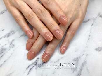 ネイルアトリエルカ(nail atelier LUCA)/W-482 シアーテラコッタネイル